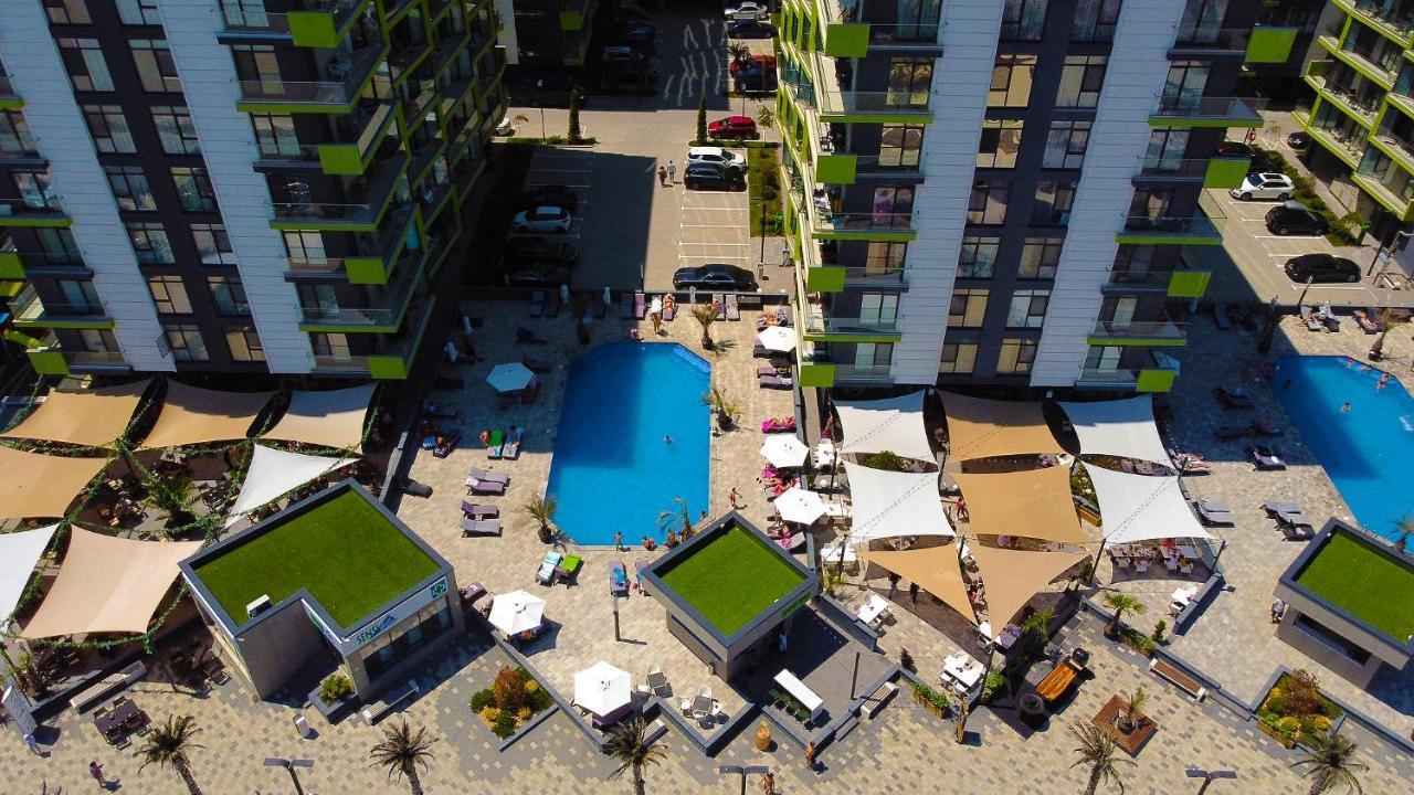 Rainbow Sea View Apartment Spa N Pool Resort - Parking Mamaia Exterior foto