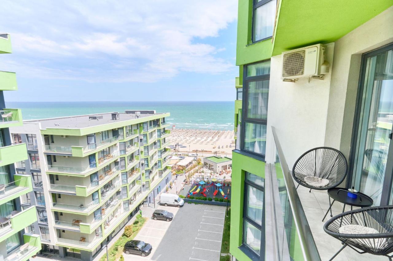 Rainbow Sea View Apartment Spa N Pool Resort - Parking Mamaia Exterior foto