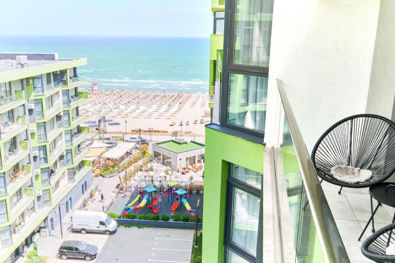 Rainbow Sea View Apartment Spa N Pool Resort - Parking Mamaia Exterior foto